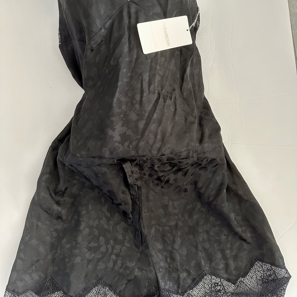 Zadig & Voltaire mini slip romper dress size Medium New with tags